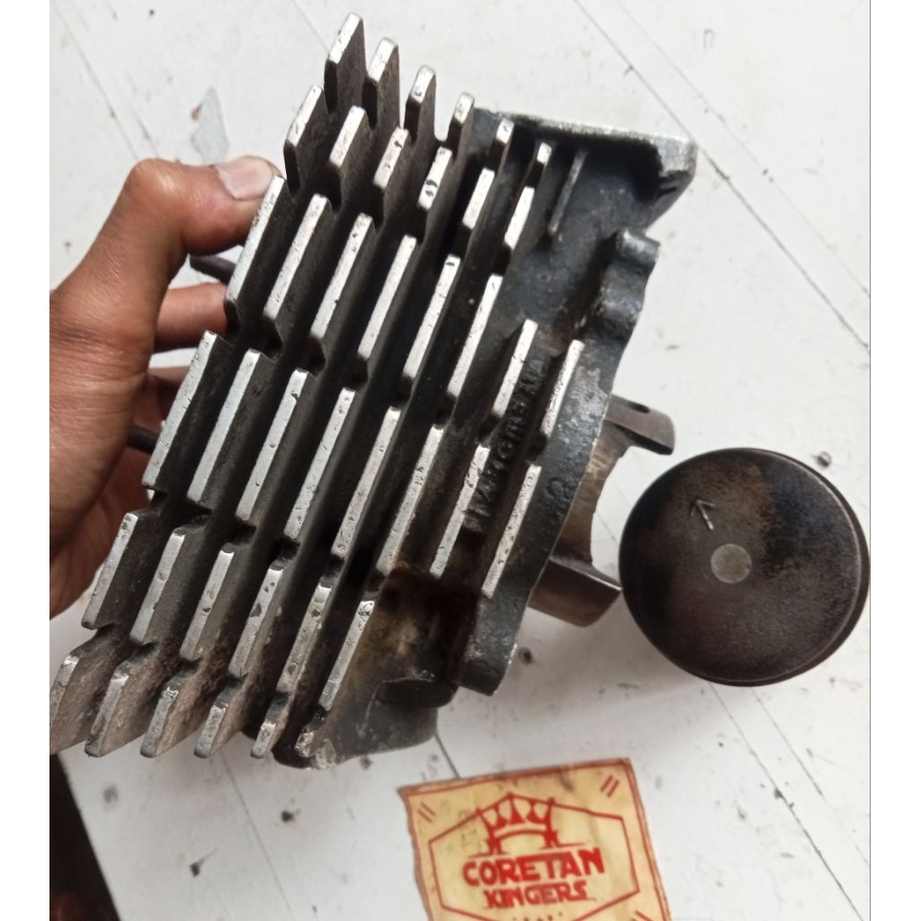 SILINDER BLOK / BLOCK CYLINDER / BURING SUZUKI RGR 150 ORIGINAL COPOTAN