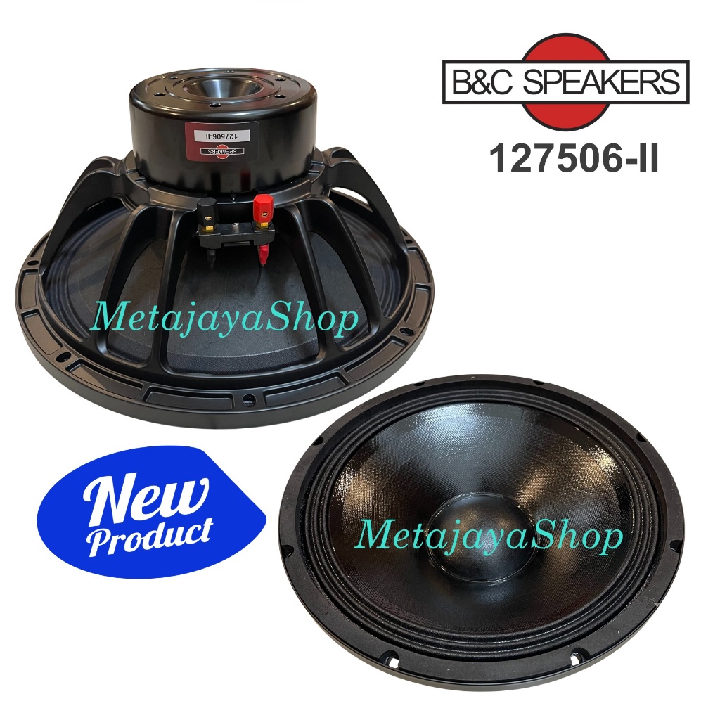 Speaker Component  B&C 127506-II 12'' Neodymium Komponen Speaker BNC 12 Inch Neo