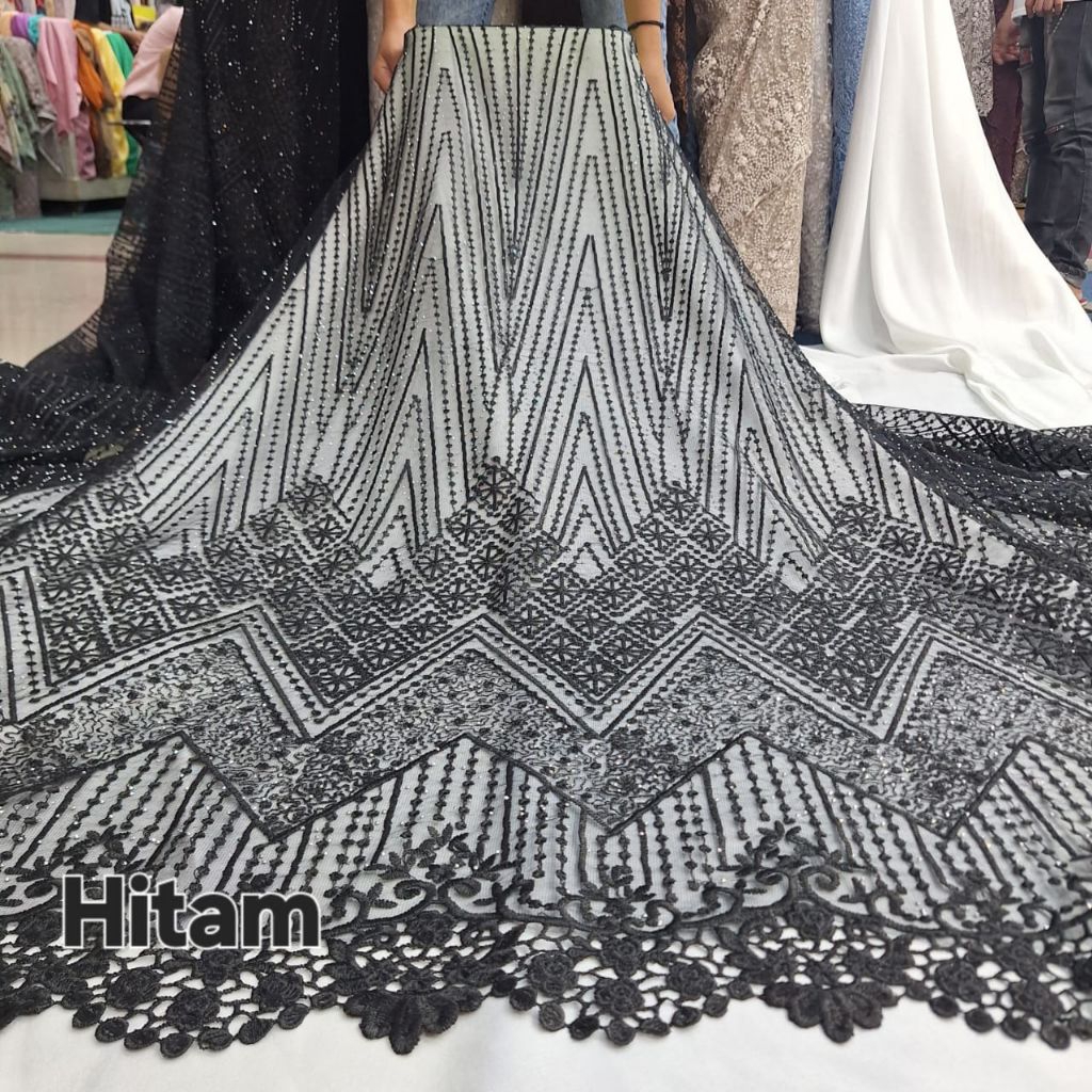 COD Kain tile payet stone diamod premium/kain tile payet mewah