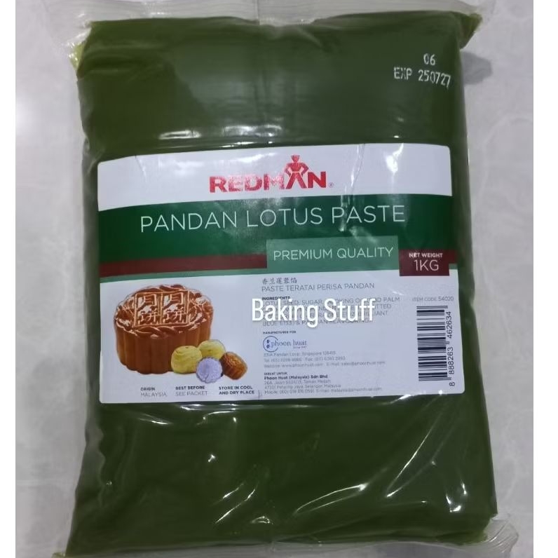 Pandan Lotus Redman Filling Mooncake