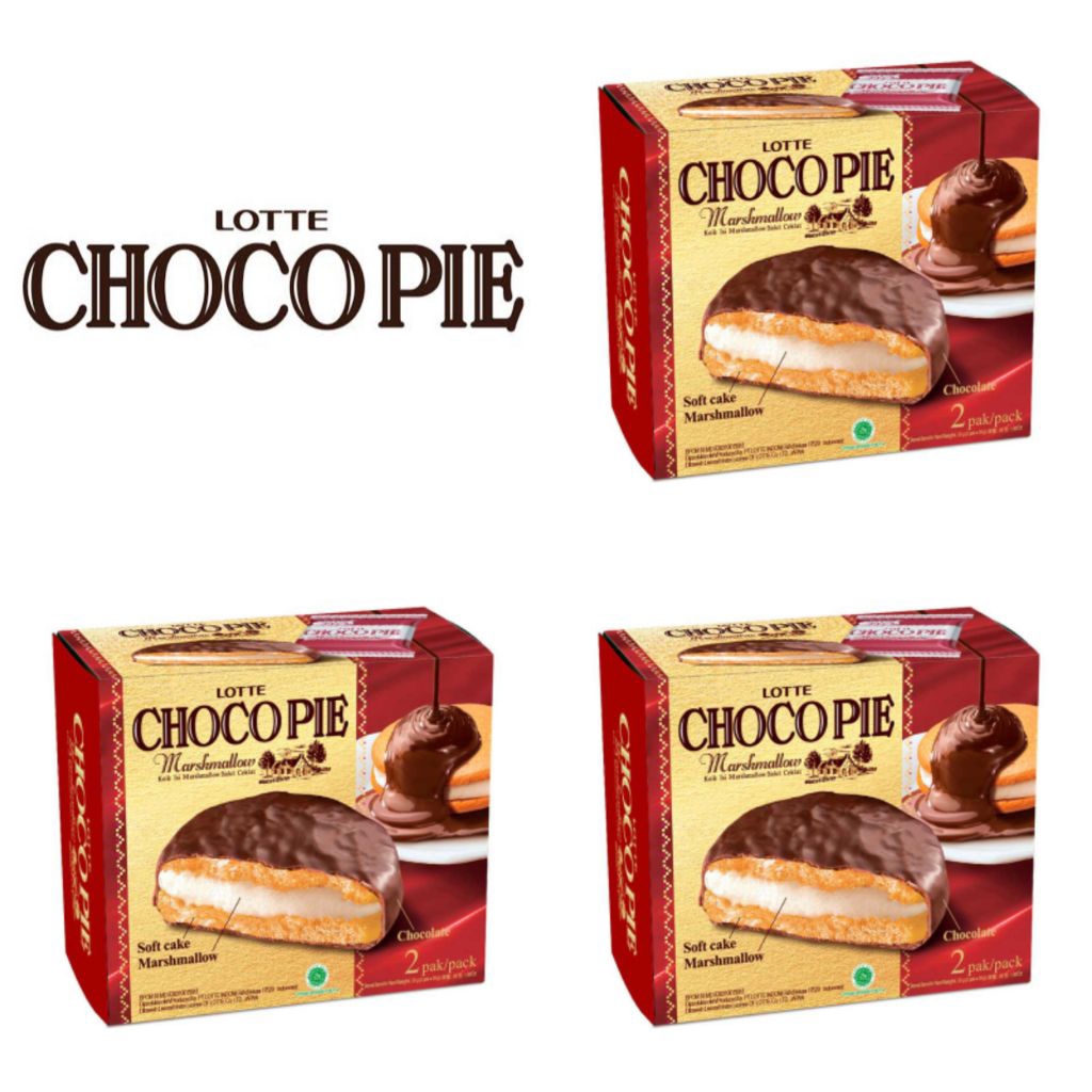 

CHOCO PIE Marshmallow Soft Cake 2 x 28 Gr