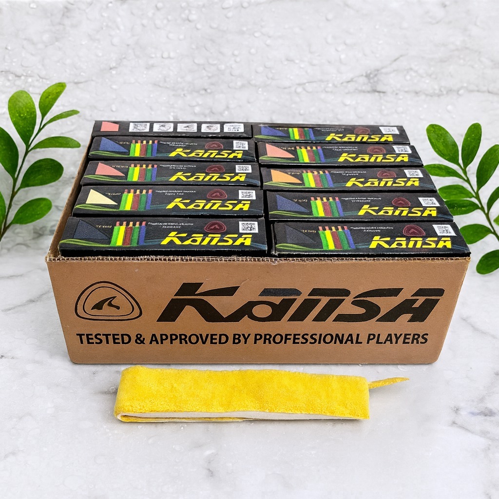 Grip Raket Badminton KANSA Handuk Isi 60 Pcs | Grip Karet Anti Selip Nyaman Digenggam
