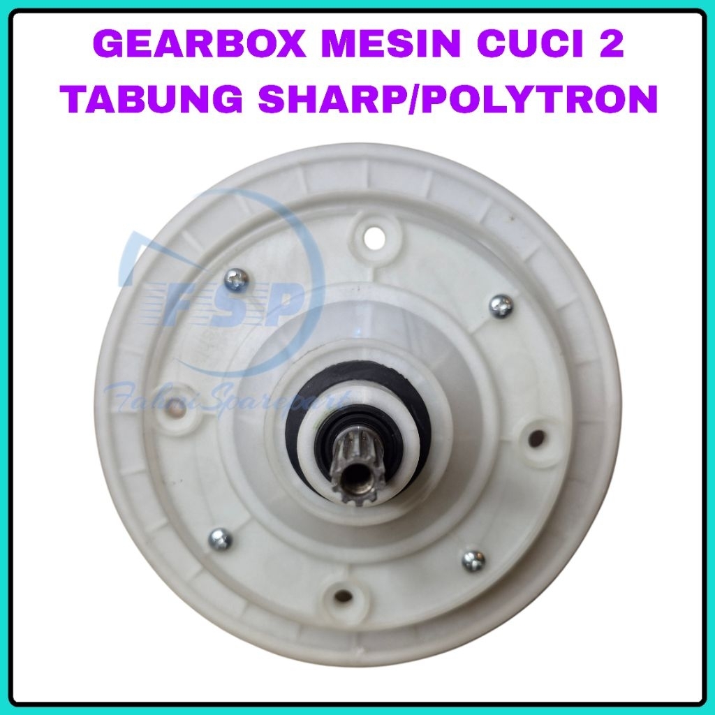 GEARBOX MESIN CUCI 2 TABUNG SHARP GIGI 11