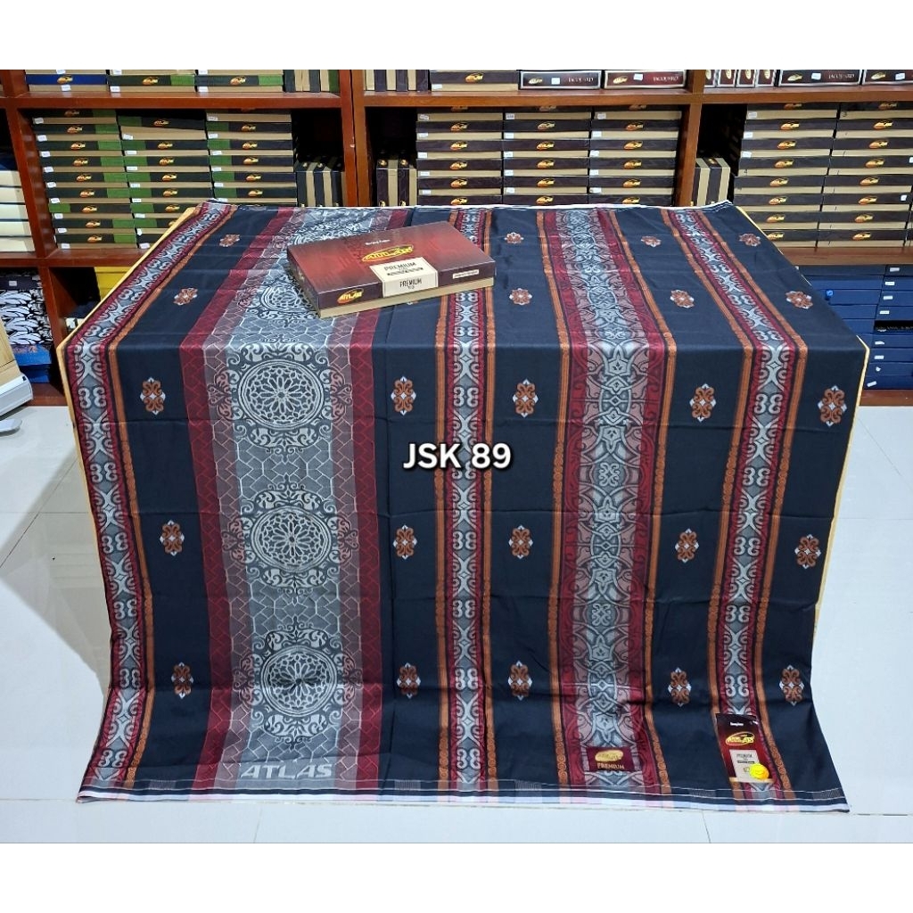 hot deals sarung atlas premium 790 jacquard gold & atlas premium jaguar siilver terbaru songket