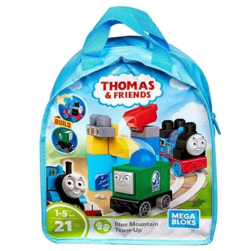 Mega Bloks Thomas & Friends Blue Mountain Team Up Building Original Mainan Block Bloks Anak anak