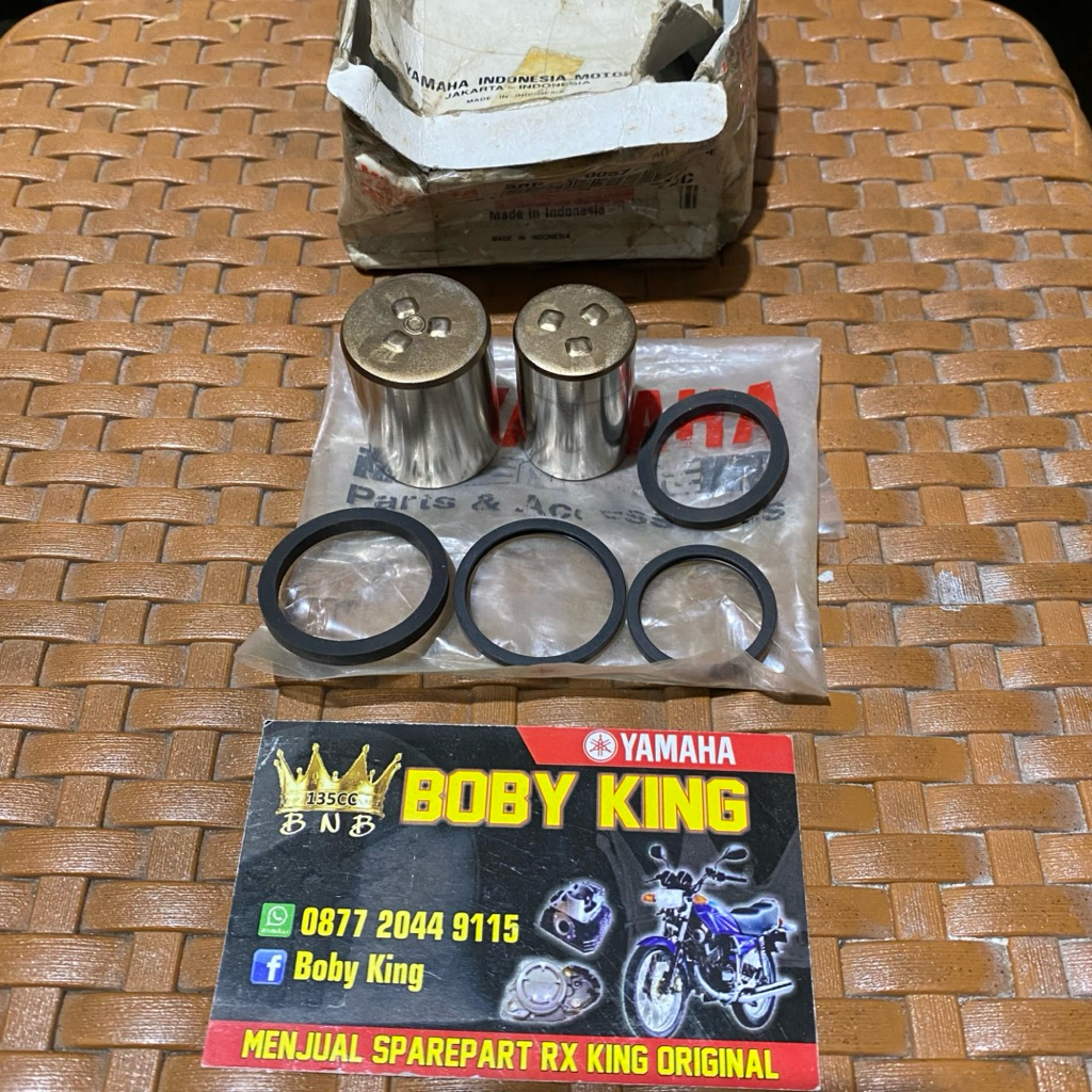 PISTON KALIPER SET ASSY RXKING RX KING RXS RXZ SCORPIO RX SPECIAL ORIGINAL YAMAHA 5BP-W0057-00