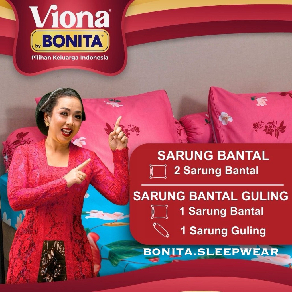 Sarung Bantal Tidur Merk viona by bonita TERMURAH