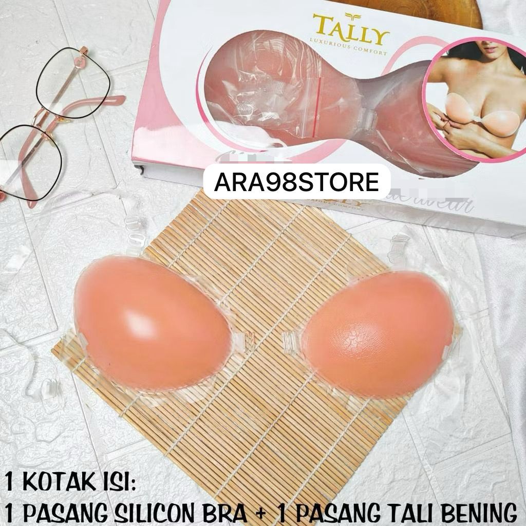 Invisible Push Up Silicone Bra/ Silicone TALLY Invisible Bra Nempel Tally Cup A-D / Biobra Silicon T