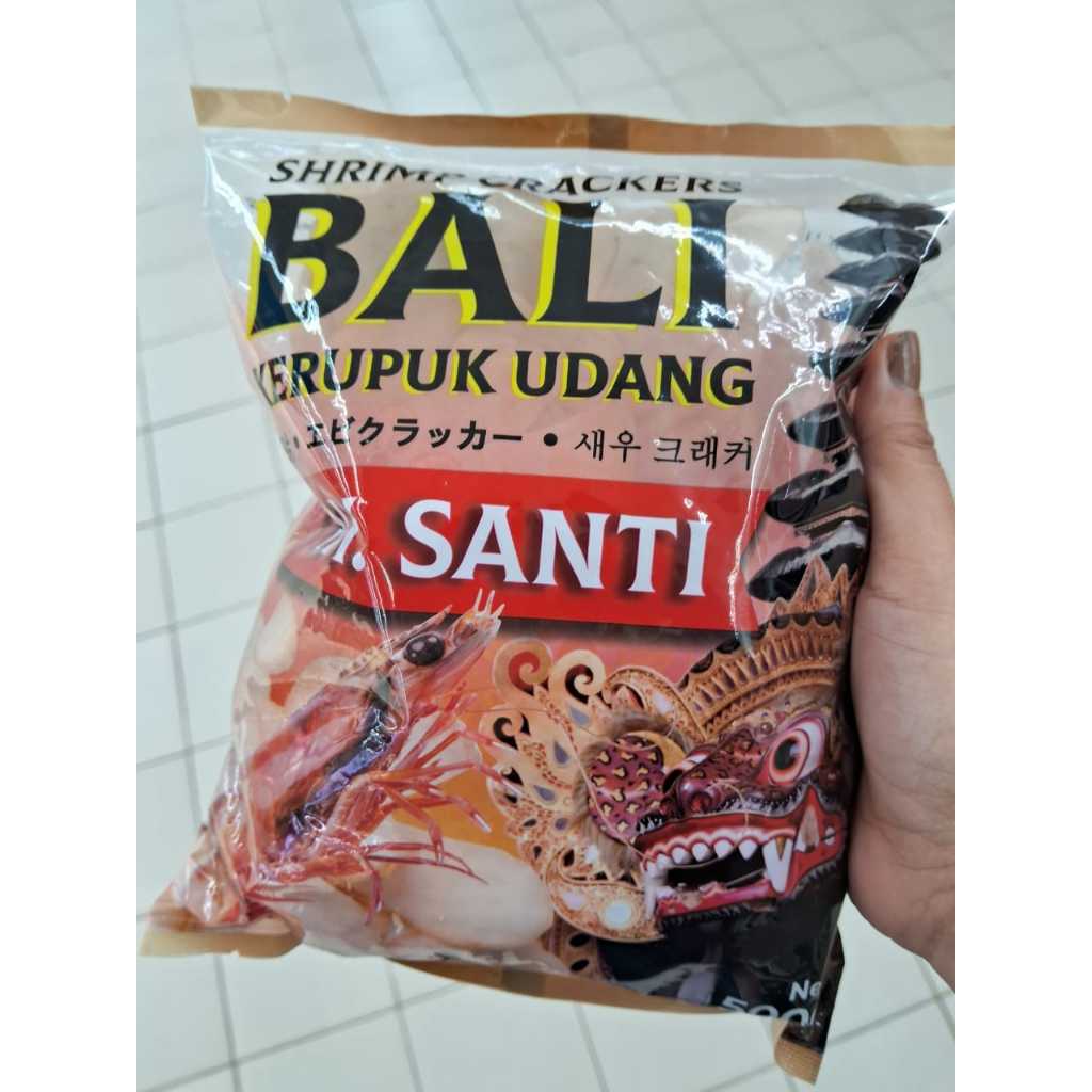 

KERUPUK UDANG PREMIUM SPESIAL SHRIMP CRACKERS BALI "NY SANTI" 500 GR