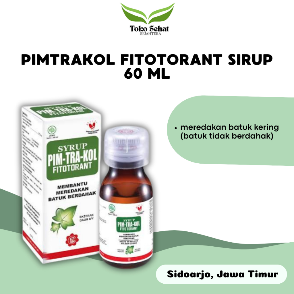 Pimtrakol Fitotorant 60 ml - Obat Batuk Berdahak / Pimtrakol Batuk Berdahak