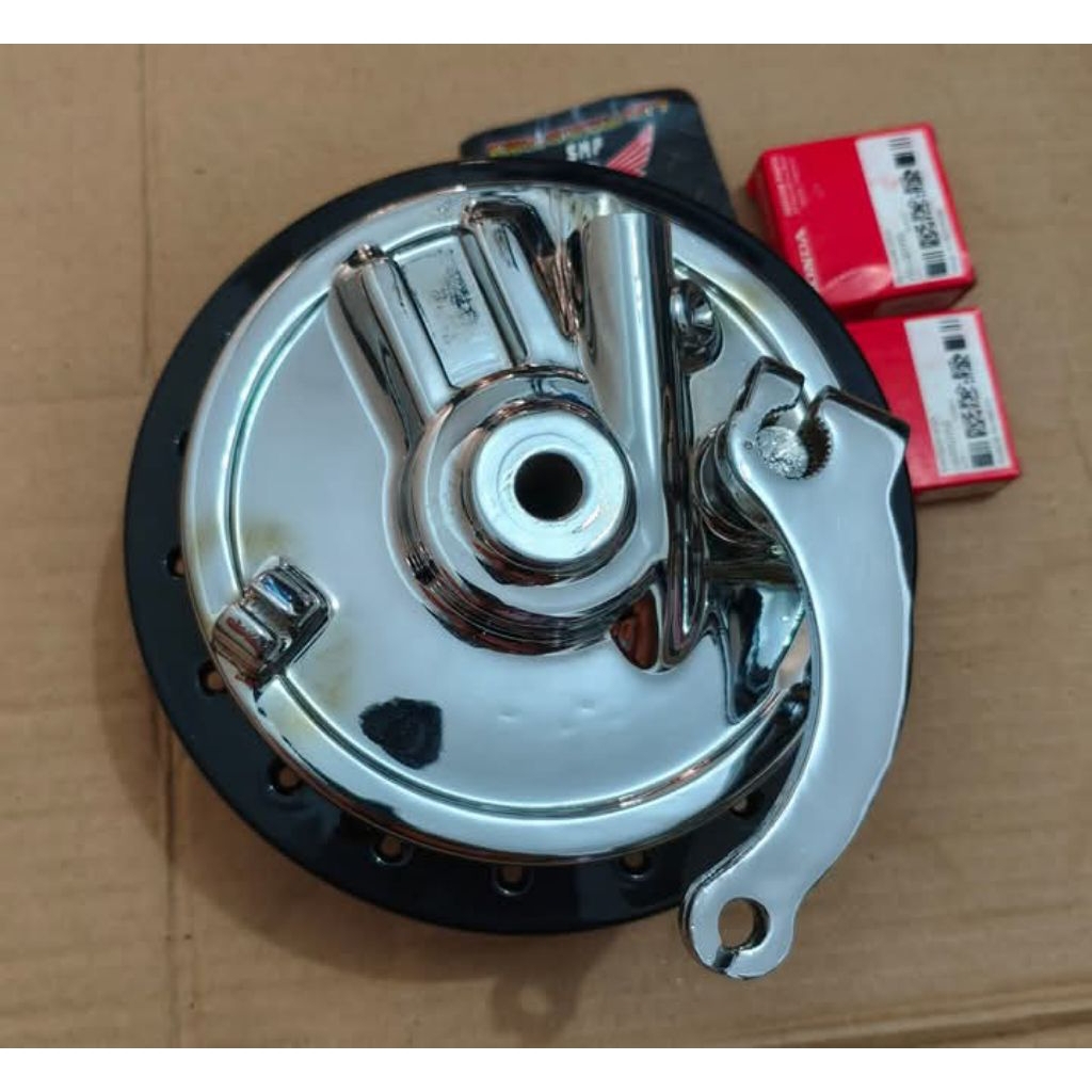 Tromol depan Jialing JH125 Trail original aplikasi Honda XL125 Trail Vintage Tril Tua.