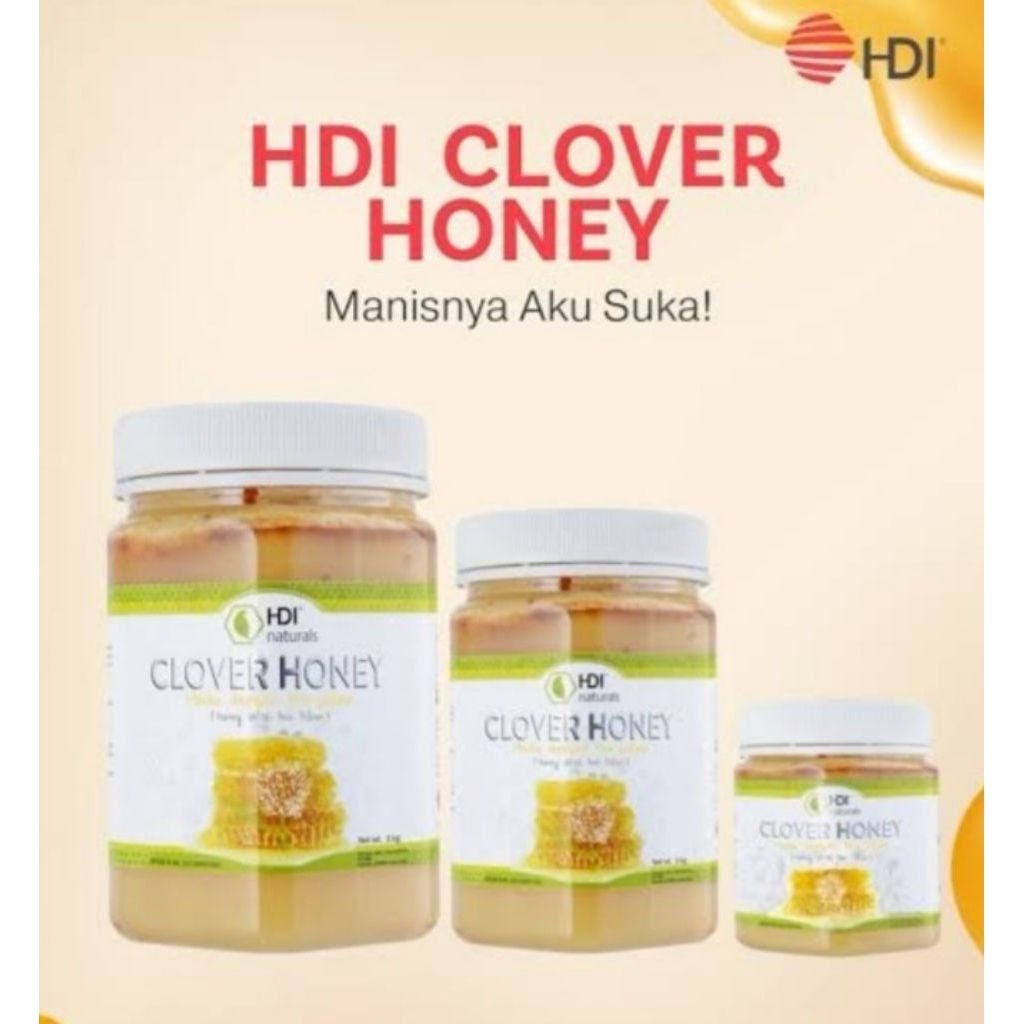 

clover honey 1kg,500gr,250gr ori 2028 free sendok kayu