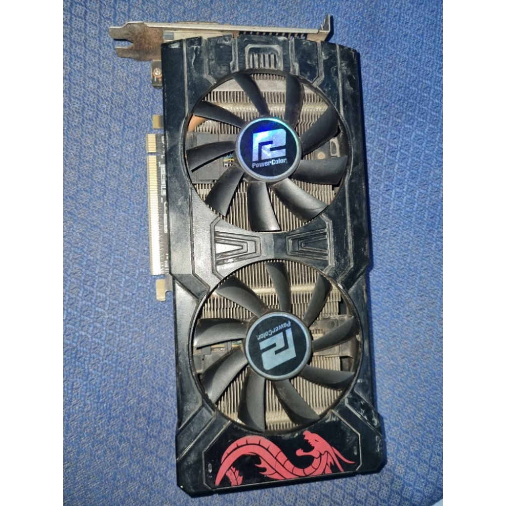 Vga gpu komputer Power color rx 570 4gb ddr 5 second normal
