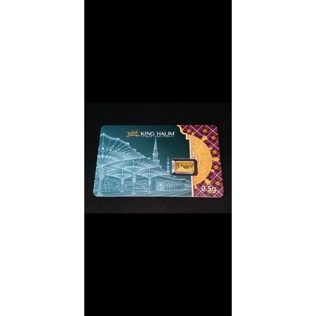 king halim, masjid nabawi , 0.5 gr, lm mini, gift series, lm, gift, hadiah, variasi