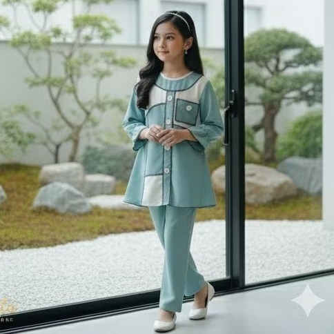 SETELAN ANAK CRINKLE AIRFLOW ONE SET TERBALIK | SET CRINKLE TERBALIK | KEKINIAN