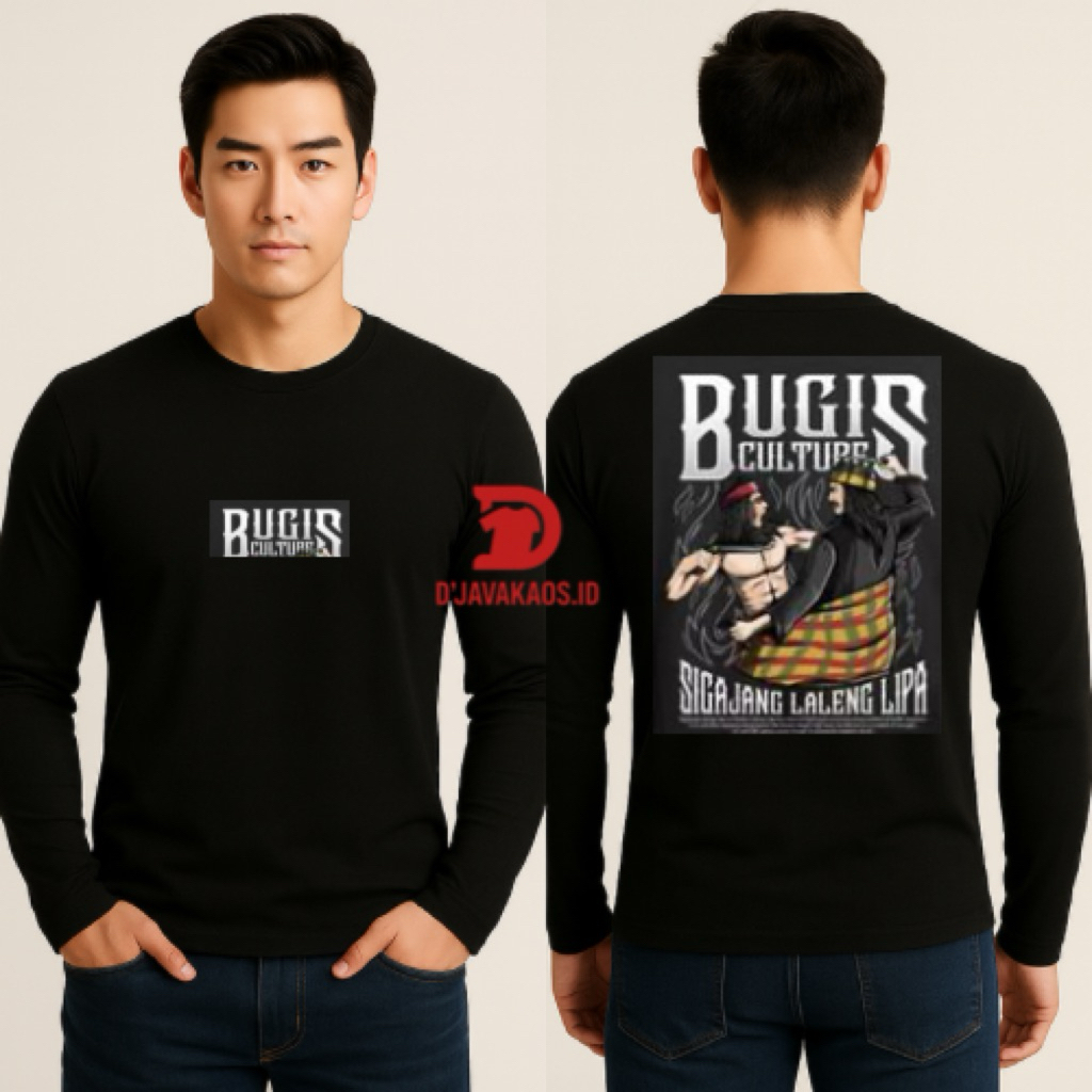 GKS - Kaos T-shirt BUGIS CULTURE SIGAJANG Katun Combed Uniseks