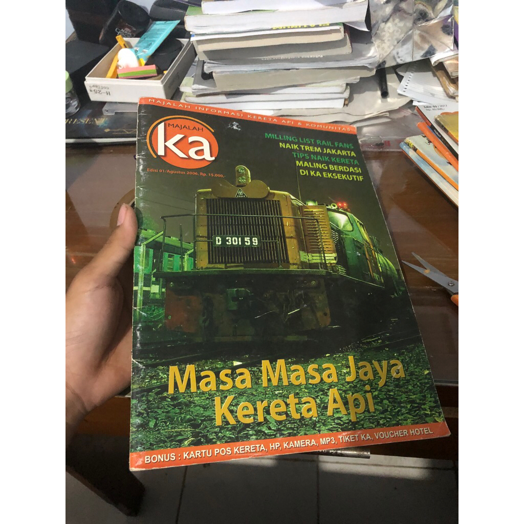 [RARE] Majalah Kereta Api Edisi 01 Agustus 2006