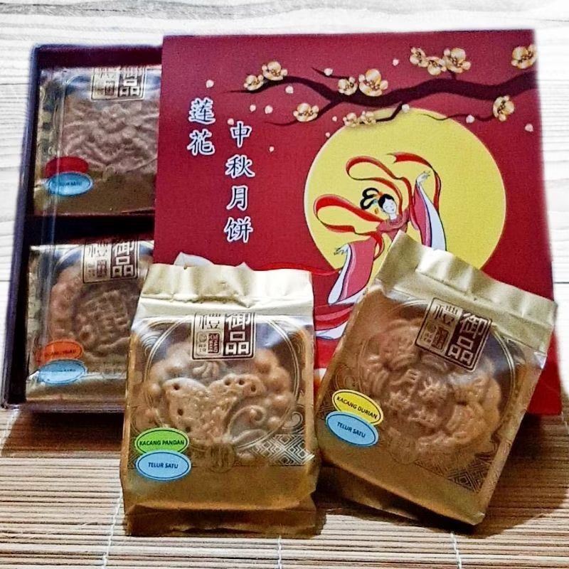 kue bulan /mooncake polos/vegetarian