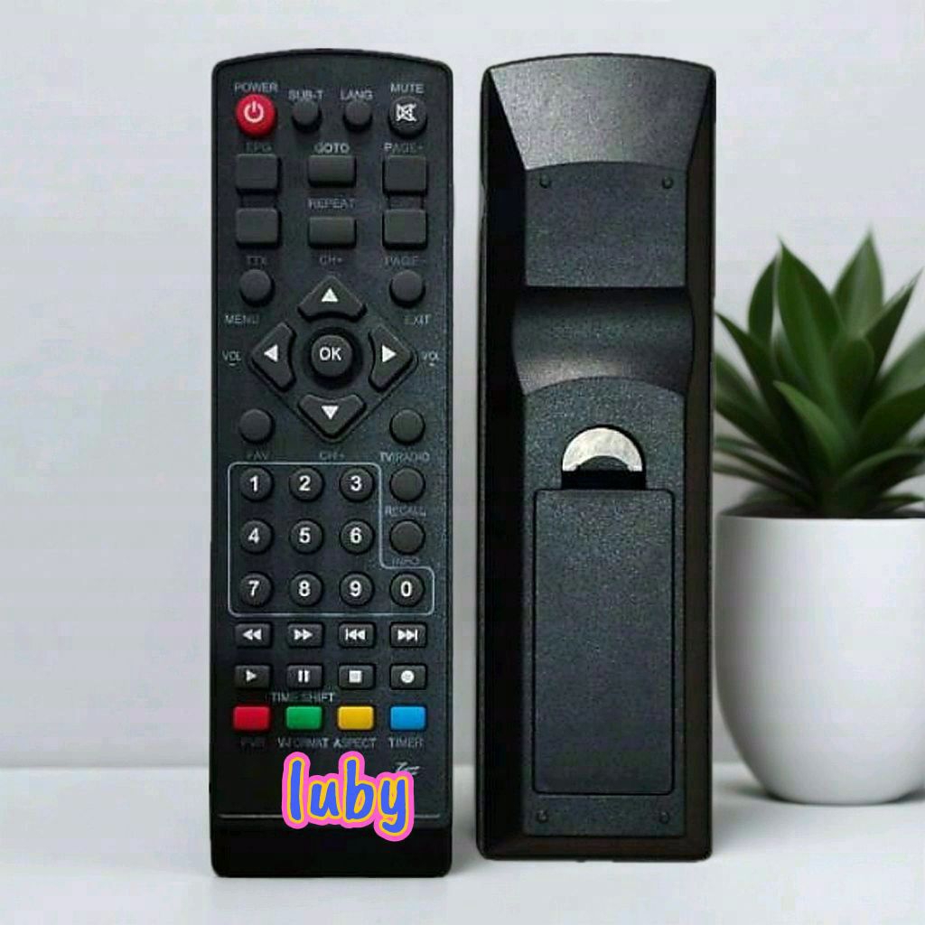 Remote remot LUBY Set Top Box Digital DVB T2-01/ remot  STB Digital
