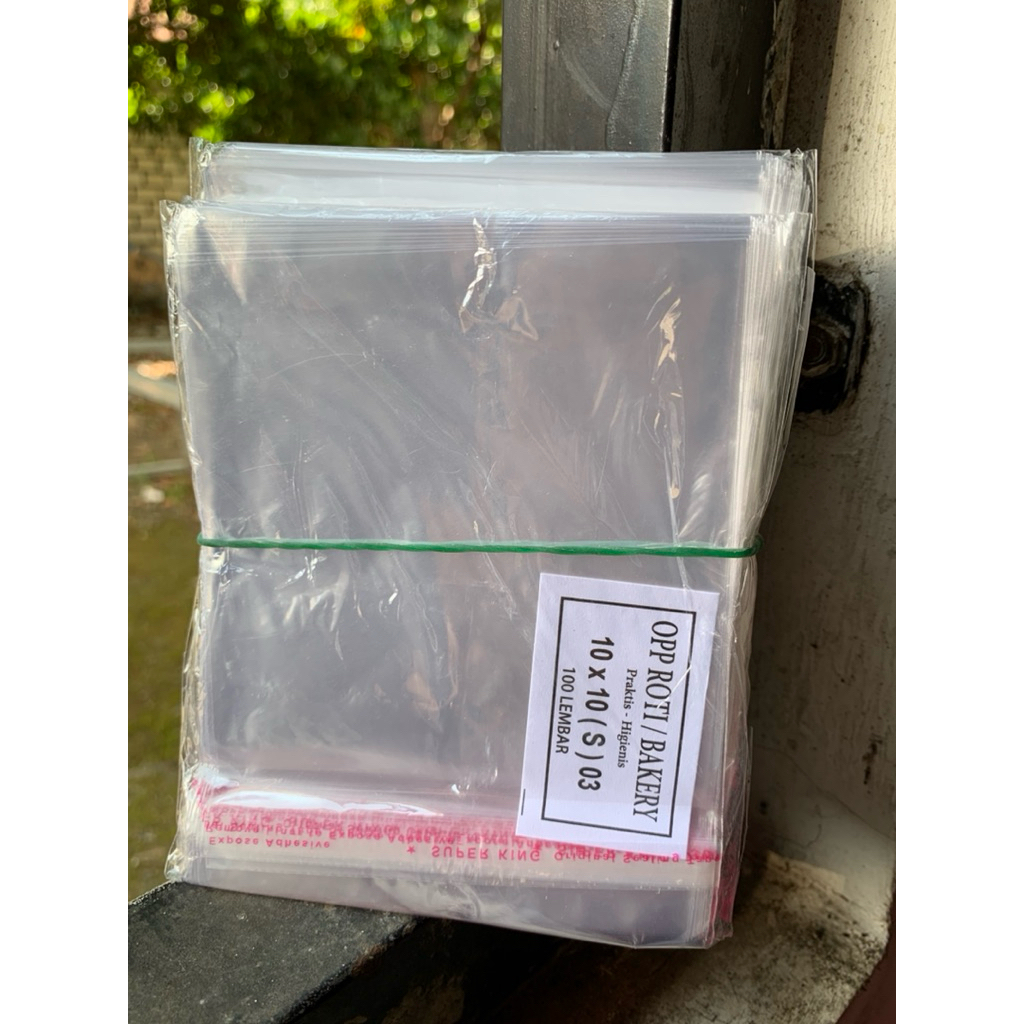 Plastik klip plastik opp plastik roti plastik donat plastik opp ukuran 10x10
