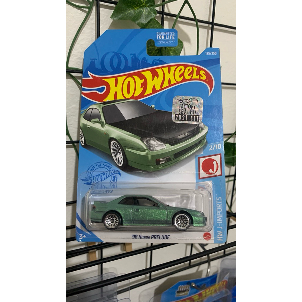 Hot Wheels J-Import 98’ Honda Prelude Recolor Tosca Factory Sealed 2021 US Card.