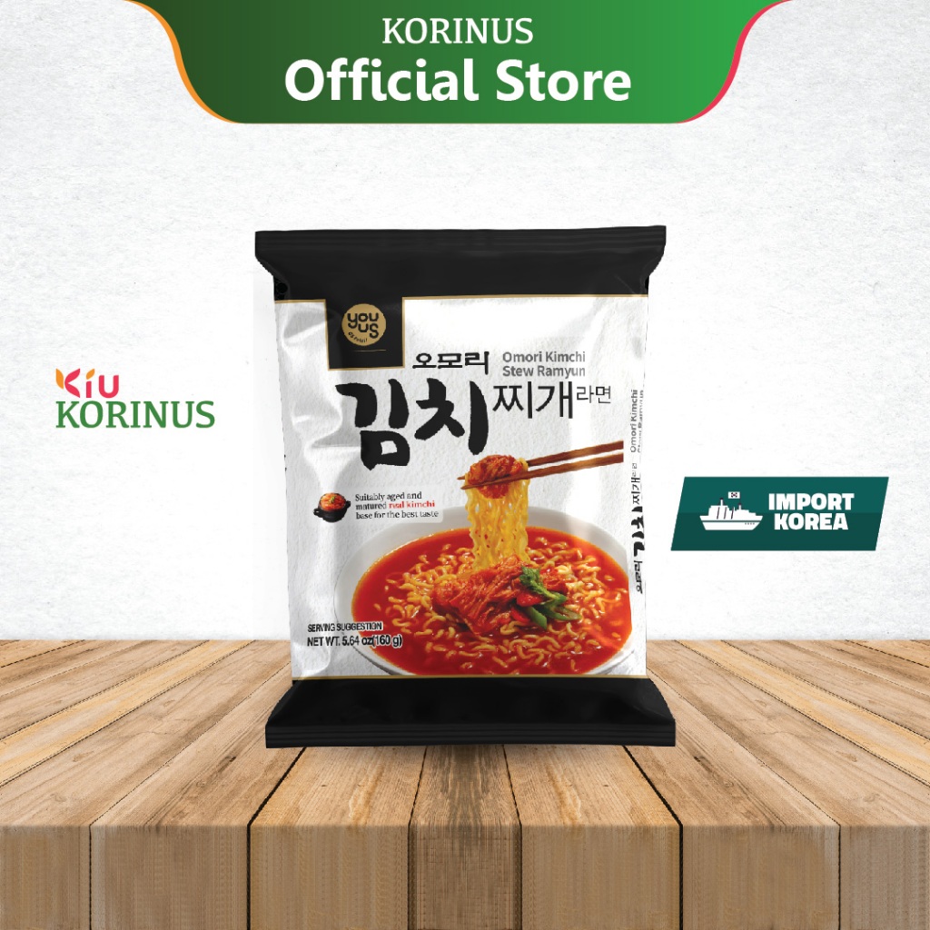 [ YOU US ] Omori Kimchi Stew Ramyun Pack/Mie Instan Rasa Kimchi Pack 160gr