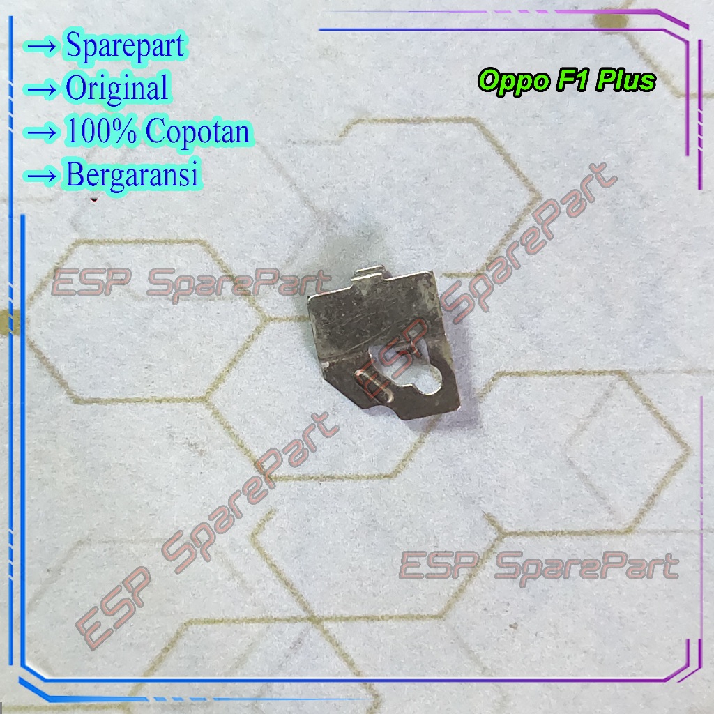 Plat Besi Oppo F1 Plus Penjepit Vibrate Getar Copotan