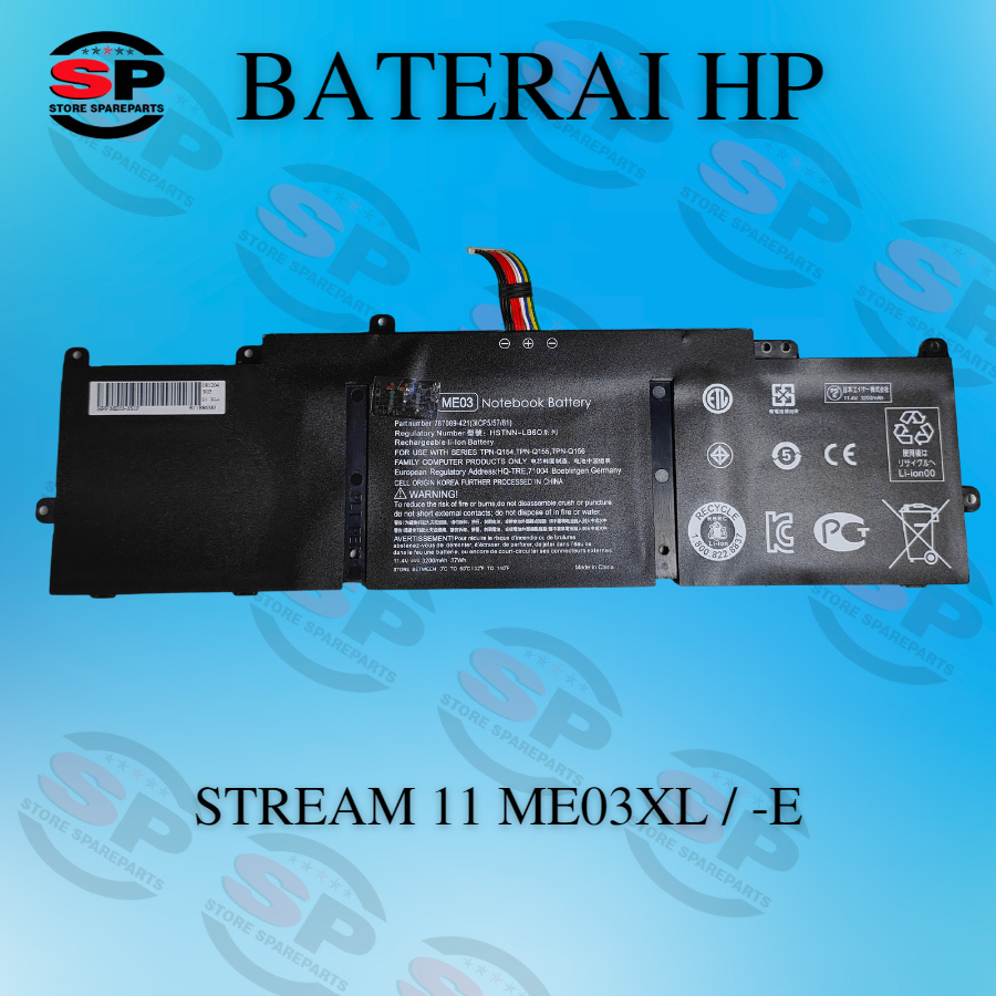 BATERAI HP STREAM 11 ME03XL / -E