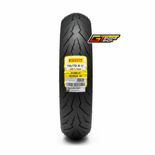 BAN PIRELLI DIABLO ROSSO III 110/70-17 BAN CBR 150 250 VIXION MT 25 NINJA 250 GSX R15 SATRIA FU KLX 