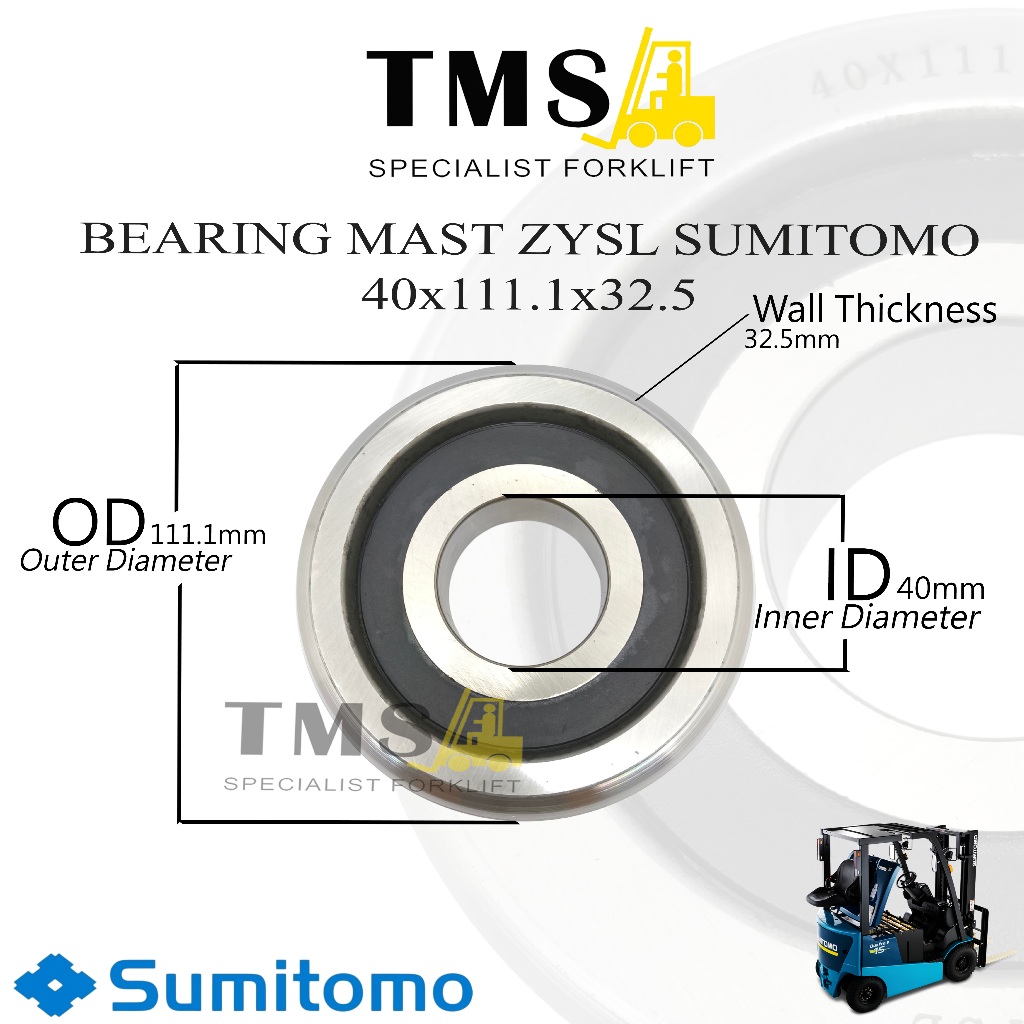Mast Bearing Forklift 40x111.1x32.5 SUMITOMO Forklift