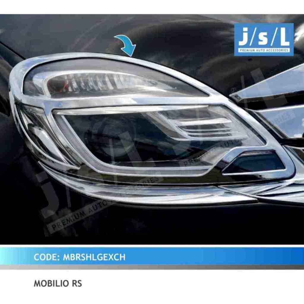 GARNISH LAMPU DEPAN CHROME BRIO/MOBILIO 2016