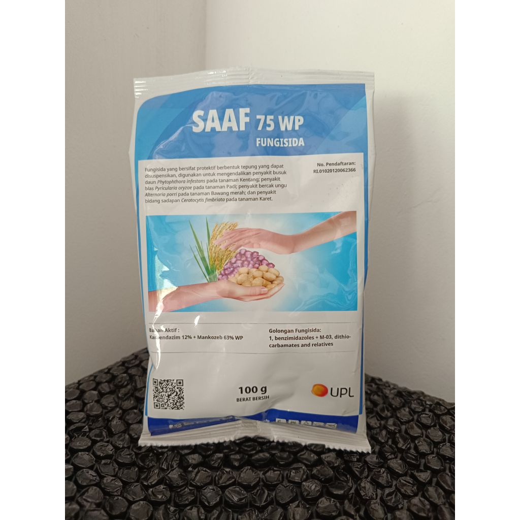 Fungisida SAAF 75 WP Kemasan 100 gram - Karbendazim + Mankozeb