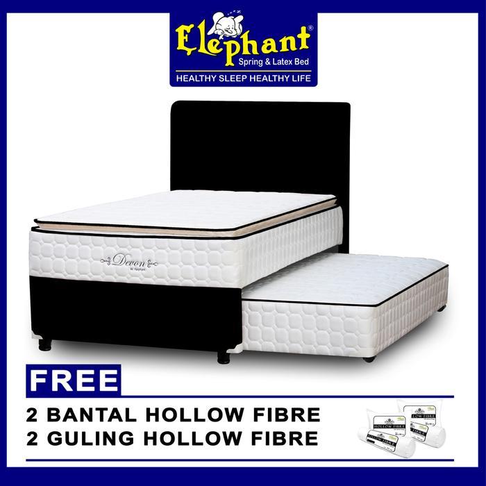 [KJI] Springbed 2 in 1 Devon 100 x 200 / 120 x 200 / 140 x 200