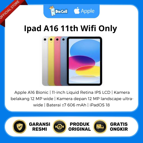 APPLE IPAD 11th (A16) WIFI 128GB