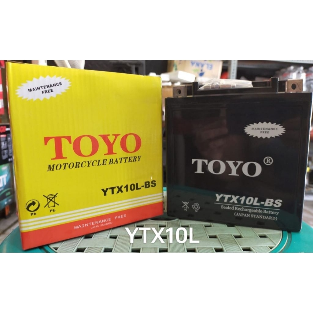 Aki Motor Toyo YTX10L 12V10AH