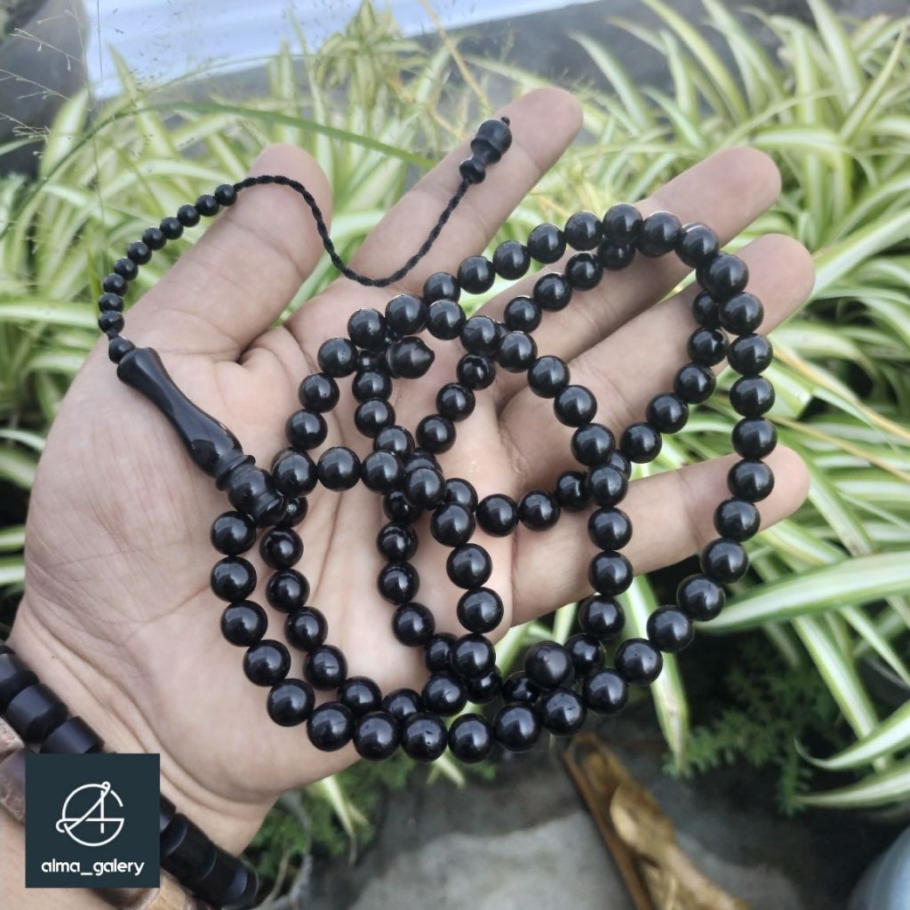 GALERY_ALMA tasbih muslim 99 butir kayu kaokah kayu kokah