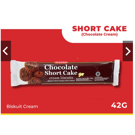

SERENA CHO SHORTCAKE SIIP 42GR X 10 PCS