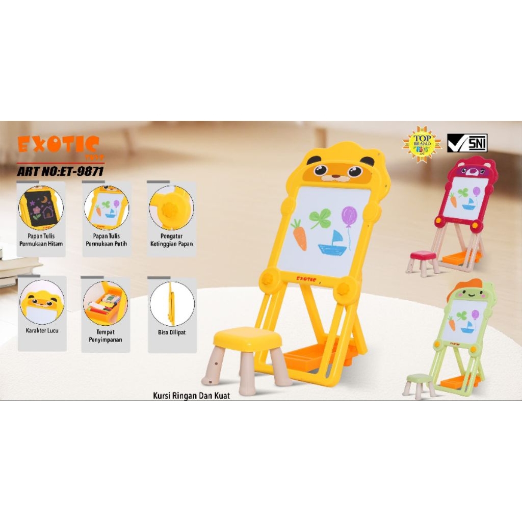 

Drawing Board Exotic ST ET 9871 Papan Tulis Anak