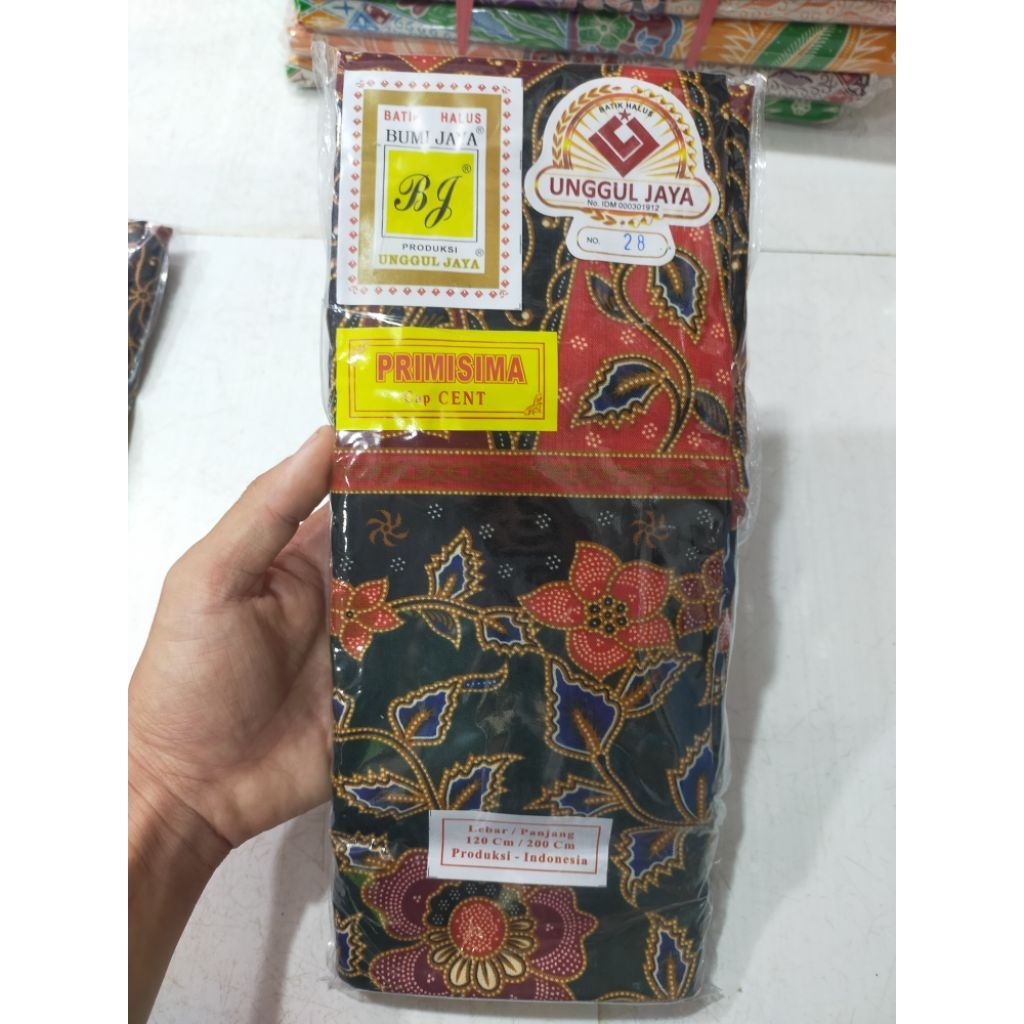 Sarung Batik Wanita Perempuan Halus Bumi Jaya(BJ) Primisima Cap Cent Sudah Dijahit