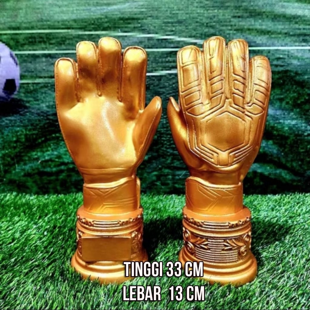 Patung Piala Kiper Terbaik / Trophy Best Kiper / Trophy SepakBola / Piala Penghargaan Bahan Fiber Ex
