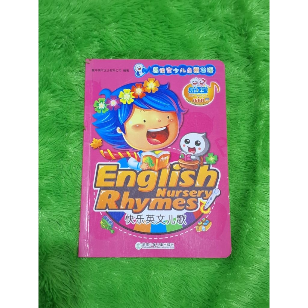 Buku Anak import English nursery rhymes bilingual inggris mandarin
