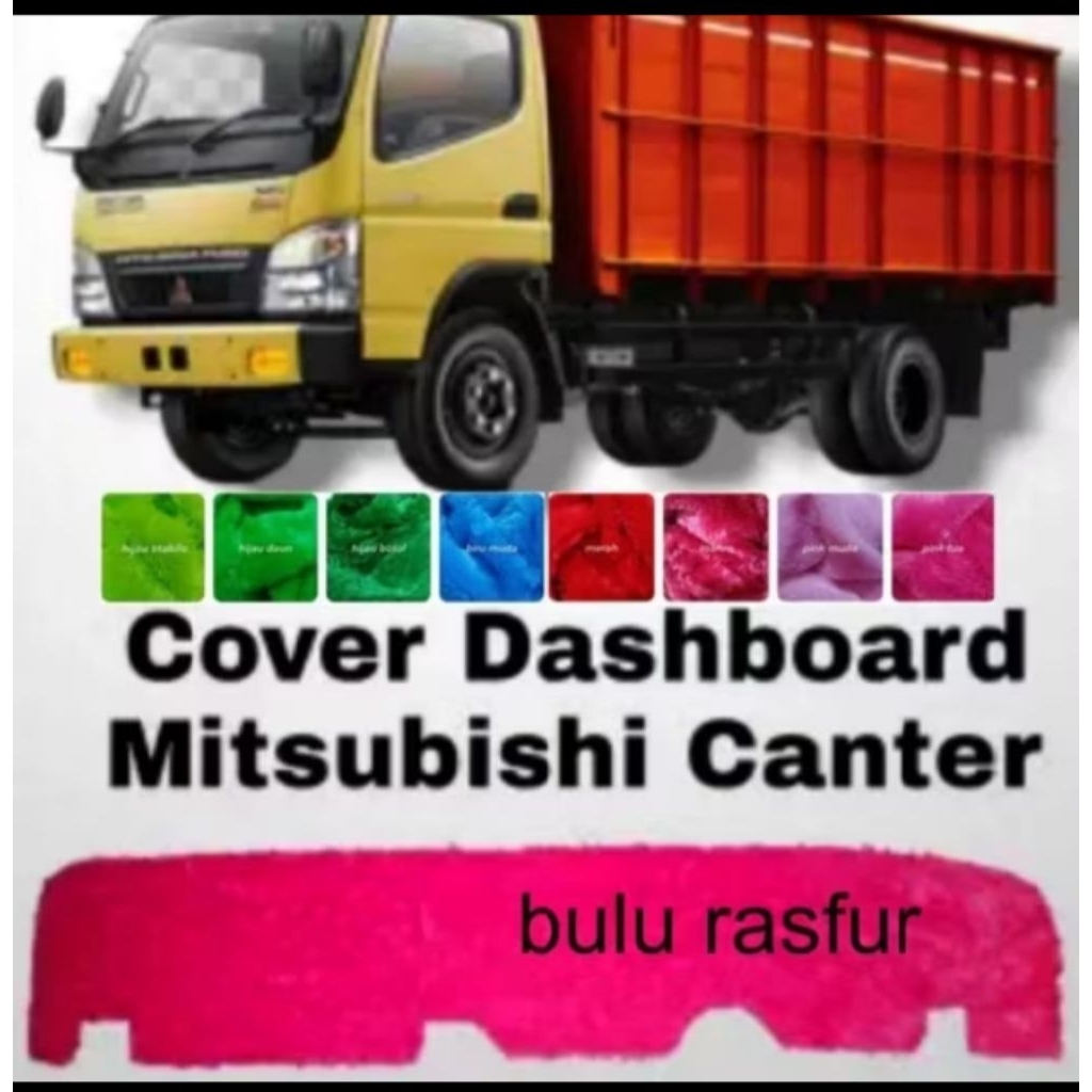 Cover Dashboard Mobil Mitsubishi Truk Canter ( Bulu Rasfur )