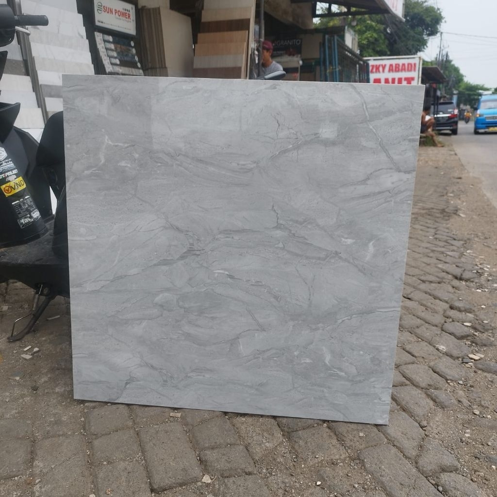 granit lantai uk 80x80 domus grey indogres