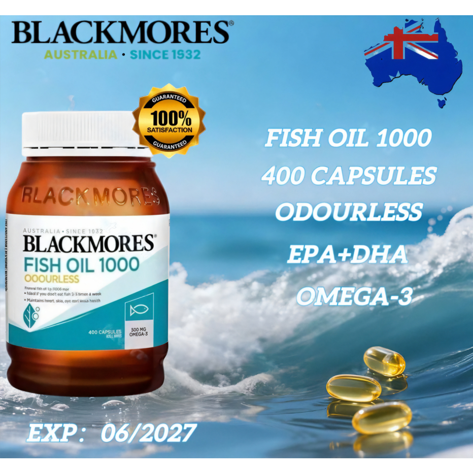 Bebas Biaya Kirim Blackmores Omega 3 400 Kapsul