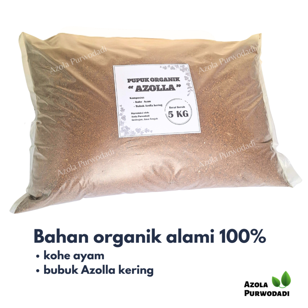 Pupuk Organik Azolla 5 kg - Pupuk untuk Tanaman