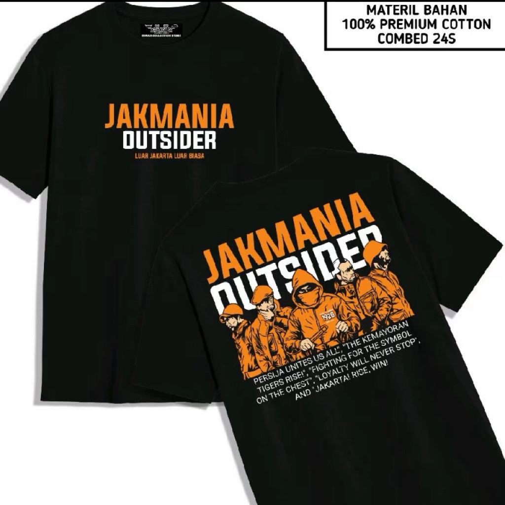 TSHIRT/KAOS PERSIJA JAKMANIA OUTSIDER