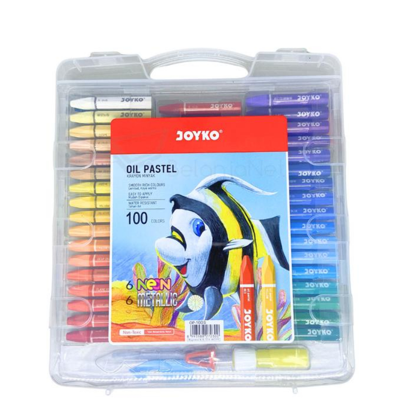 

Krayon | Crayon Joyko Oil Pastel 100 Warna Color