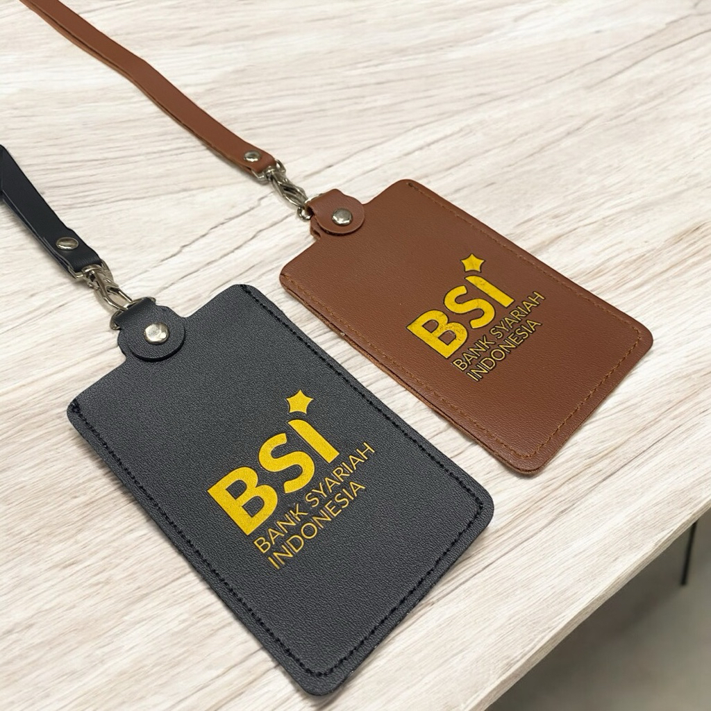 Id card bank BSI bahan kulit sintetis