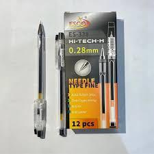 HI-TECH HITAM ESCO GELL PEN 0.28MM