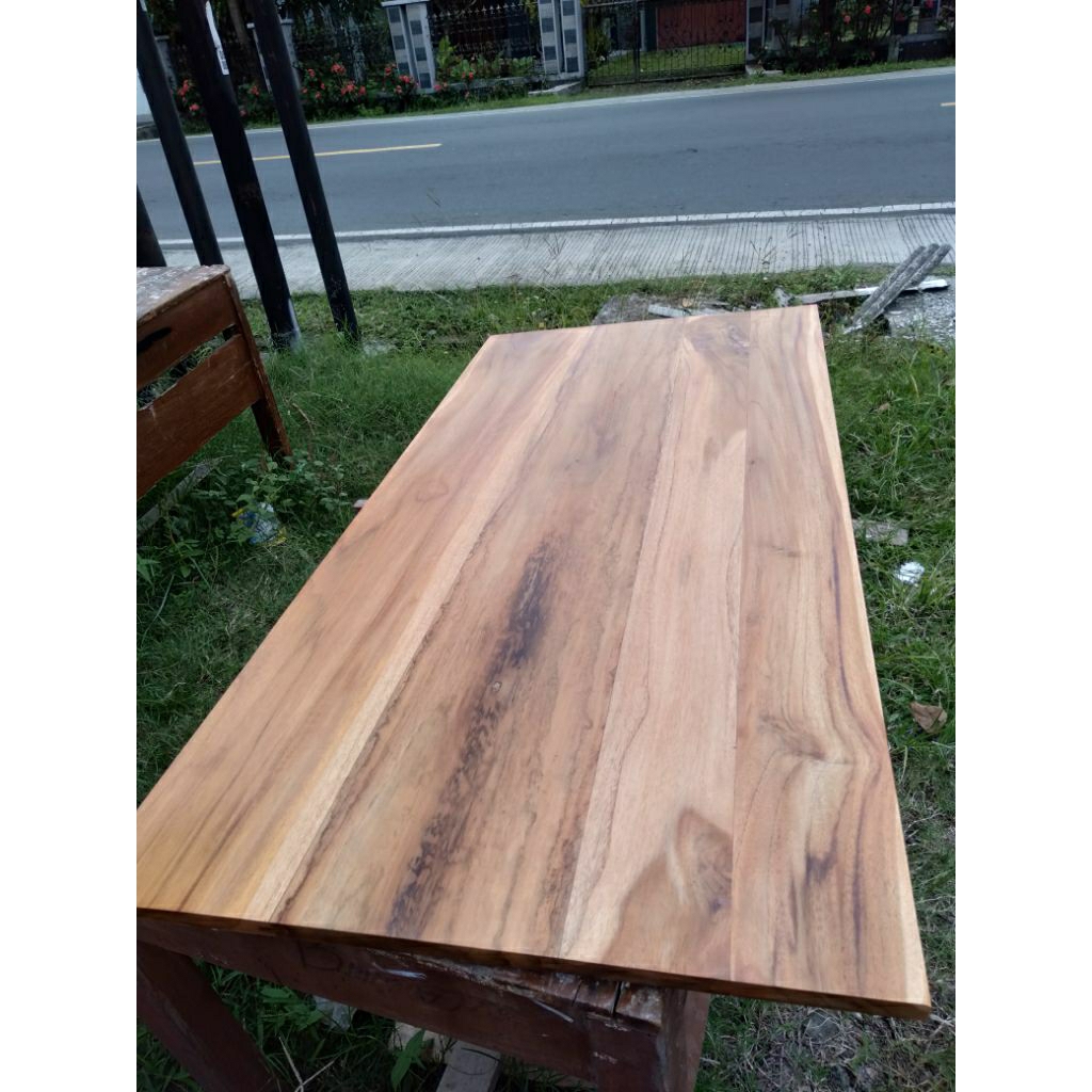 papan ambalan bahan kayu mahoni ukuran 100cm×50cm×2cm
